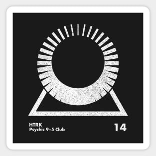 HTRK / Minimal Graphic Design Tribute Magnet